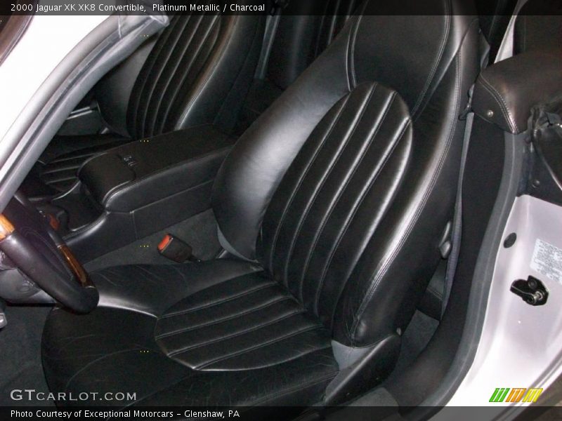 Platinum Metallic / Charcoal 2000 Jaguar XK XK8 Convertible