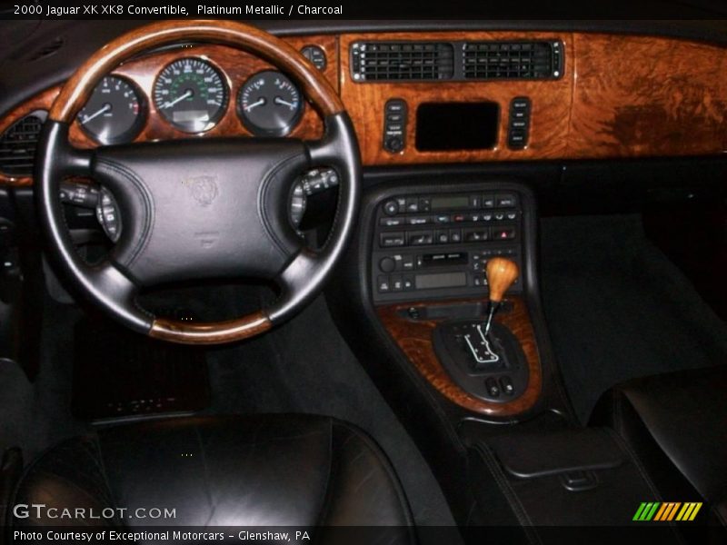 Platinum Metallic / Charcoal 2000 Jaguar XK XK8 Convertible