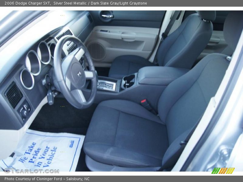 Silver Steel Metallic / Dark Slate Gray/Light Graystone 2006 Dodge Charger SXT