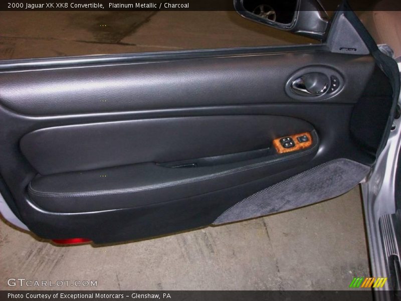 Platinum Metallic / Charcoal 2000 Jaguar XK XK8 Convertible