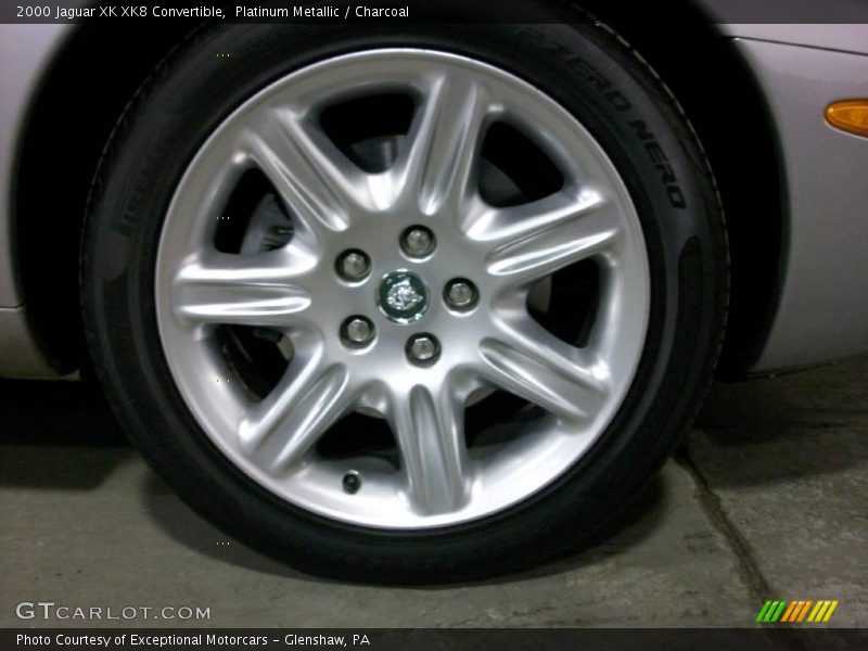 Platinum Metallic / Charcoal 2000 Jaguar XK XK8 Convertible
