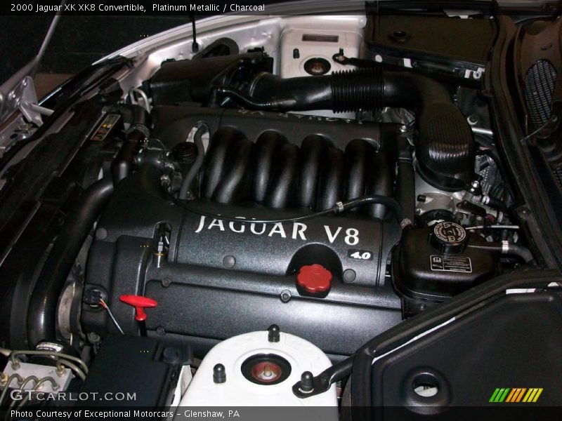 Platinum Metallic / Charcoal 2000 Jaguar XK XK8 Convertible