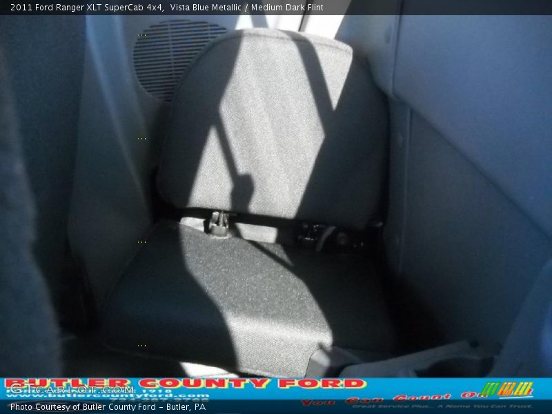 Vista Blue Metallic / Medium Dark Flint 2011 Ford Ranger XLT SuperCab 4x4