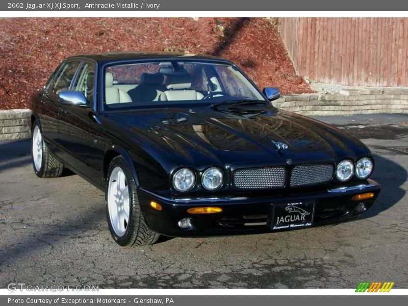 Anthracite Metallic / Ivory 2002 Jaguar XJ XJ Sport
