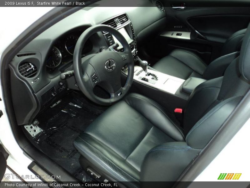  2009 IS F Black Interior