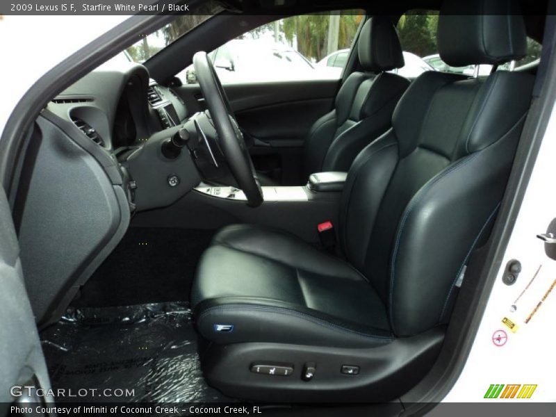  2009 IS F Black Interior