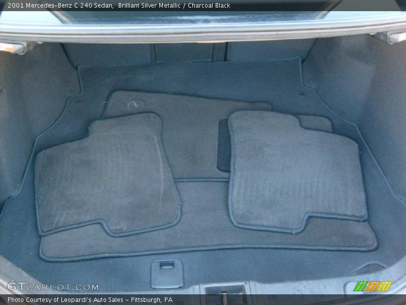 Brilliant Silver Metallic / Charcoal Black 2001 Mercedes-Benz C 240 Sedan