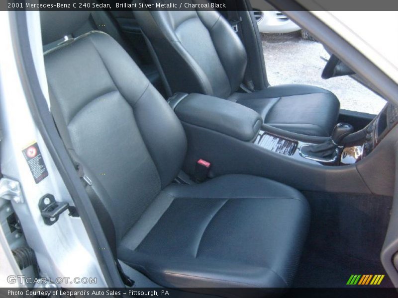 Brilliant Silver Metallic / Charcoal Black 2001 Mercedes-Benz C 240 Sedan
