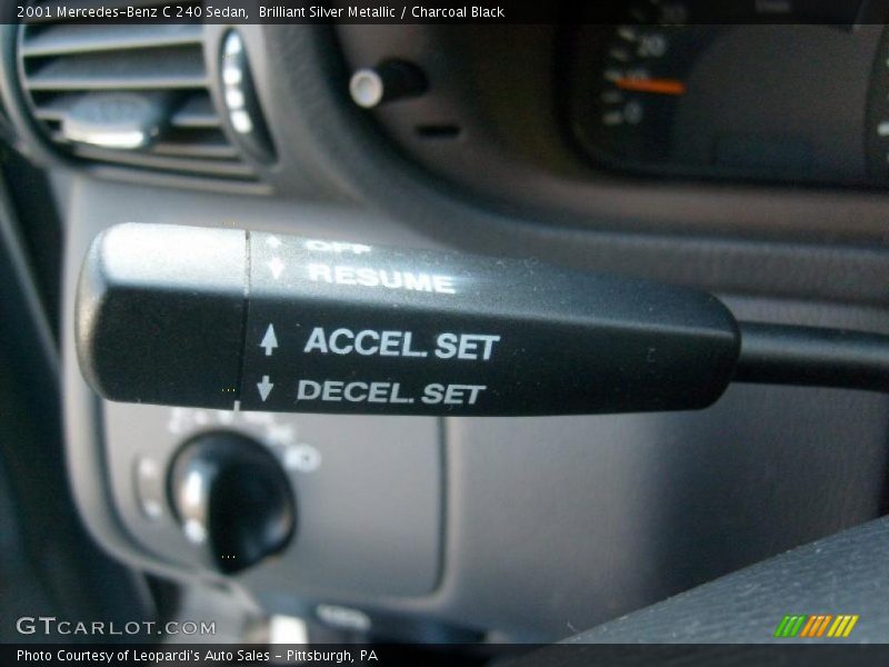 Controls of 2001 C 240 Sedan