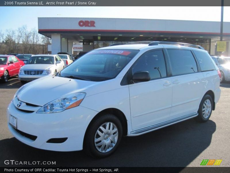 Arctic Frost Pearl / Stone Gray 2006 Toyota Sienna LE