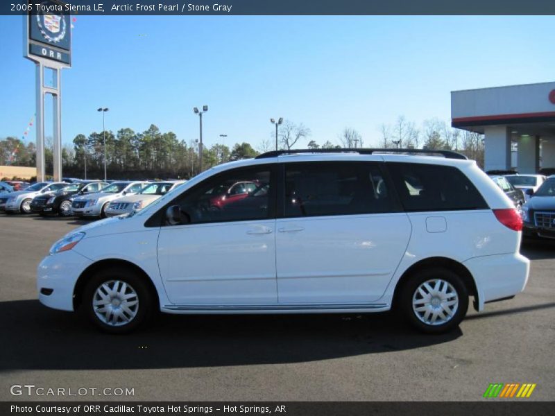 Arctic Frost Pearl / Stone Gray 2006 Toyota Sienna LE