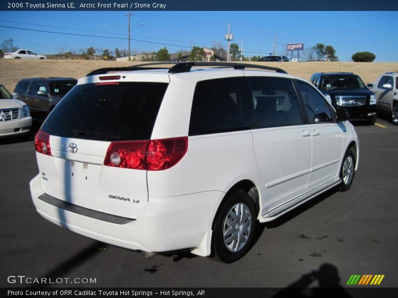 Arctic Frost Pearl / Stone Gray 2006 Toyota Sienna LE