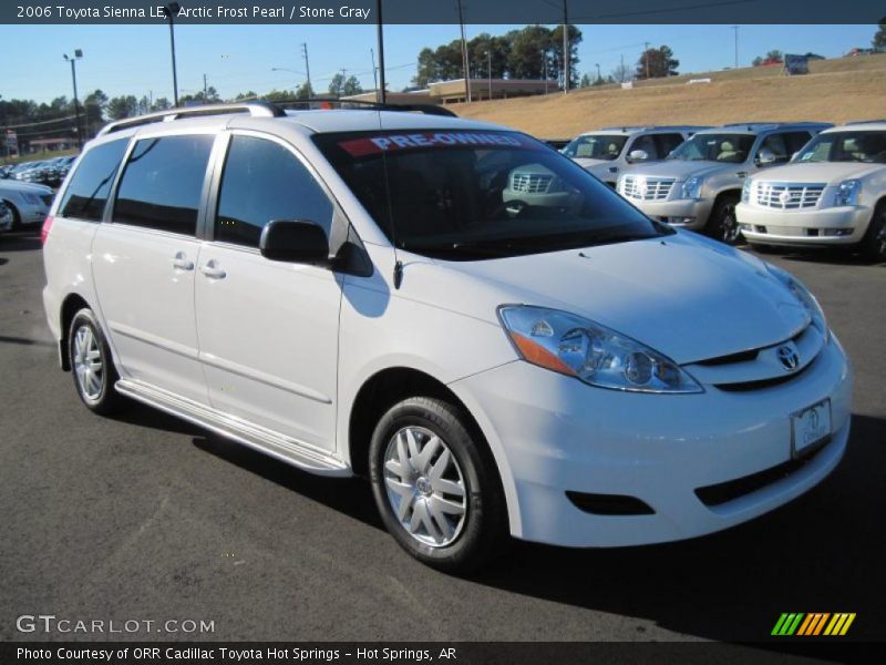 Arctic Frost Pearl / Stone Gray 2006 Toyota Sienna LE