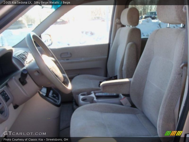 Silky Beige Metallic / Beige 2005 Kia Sedona LX