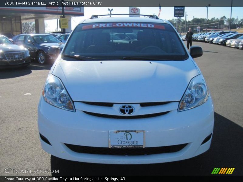 Arctic Frost Pearl / Stone Gray 2006 Toyota Sienna LE