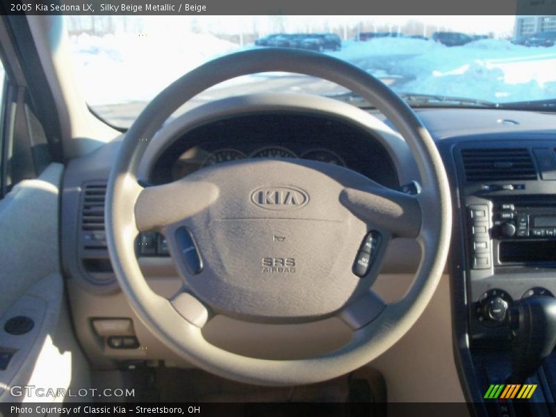 Silky Beige Metallic / Beige 2005 Kia Sedona LX