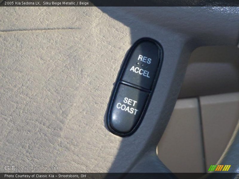 Silky Beige Metallic / Beige 2005 Kia Sedona LX