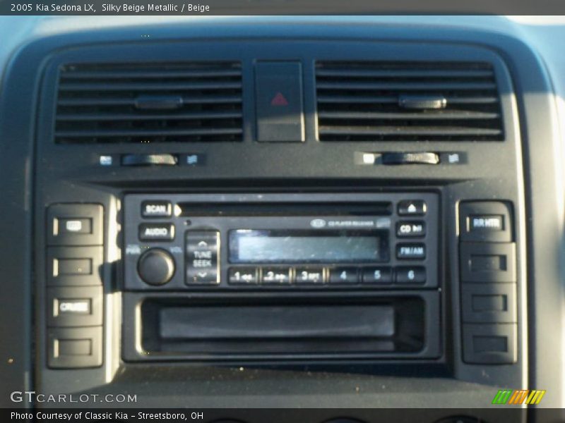 Silky Beige Metallic / Beige 2005 Kia Sedona LX