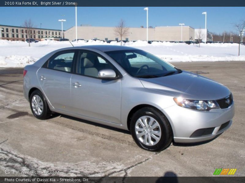 Bright Silver / Stone 2010 Kia Forte EX
