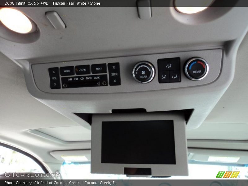 Tuscan Pearl White / Stone 2008 Infiniti QX 56 4WD