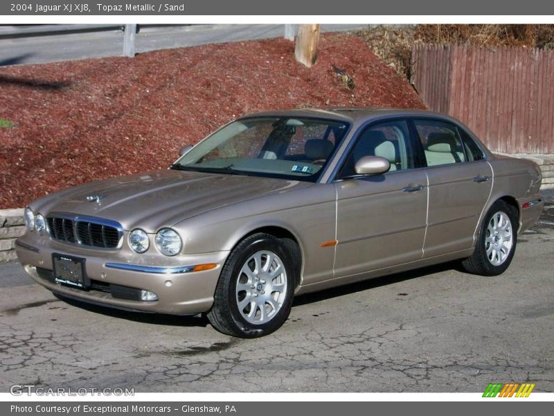 Topaz Metallic / Sand 2004 Jaguar XJ XJ8