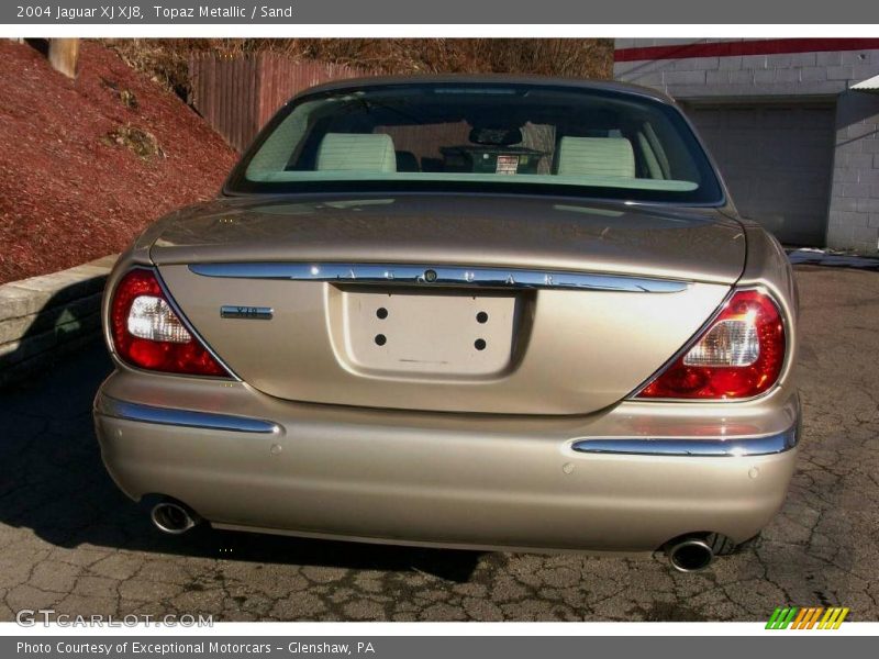 Topaz Metallic / Sand 2004 Jaguar XJ XJ8