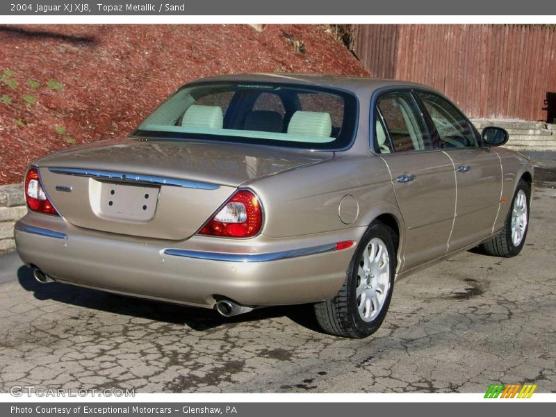 Topaz Metallic / Sand 2004 Jaguar XJ XJ8
