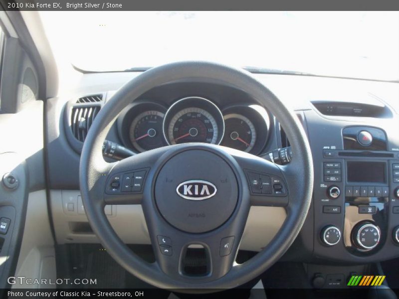 Bright Silver / Stone 2010 Kia Forte EX