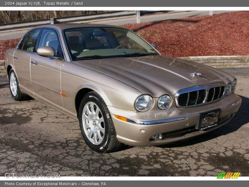 Topaz Metallic / Sand 2004 Jaguar XJ XJ8