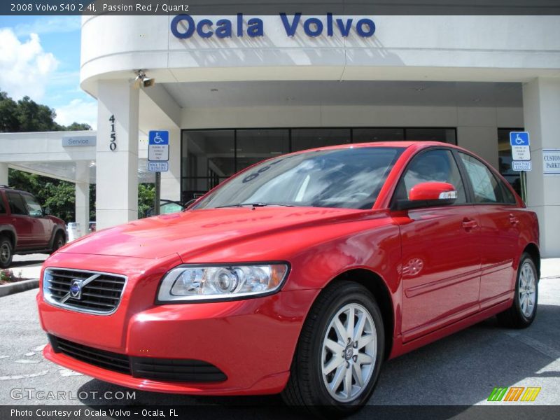Passion Red / Quartz 2008 Volvo S40 2.4i