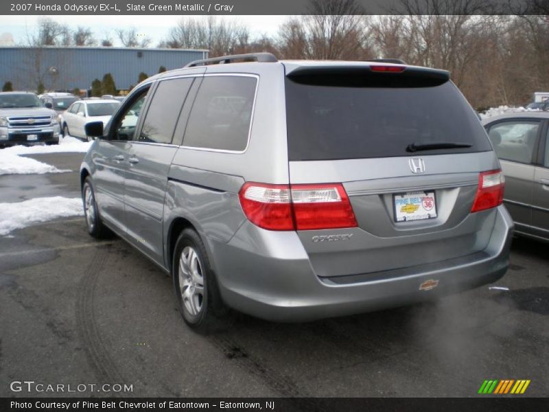 Slate Green Metallic / Gray 2007 Honda Odyssey EX-L