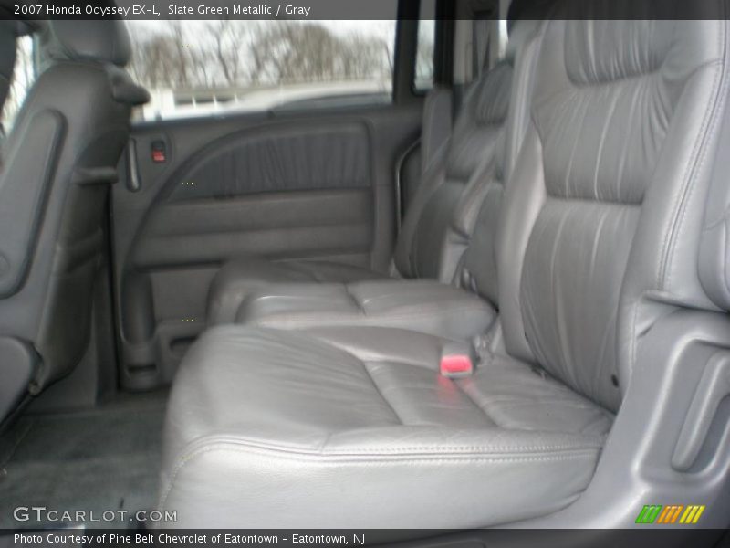 Slate Green Metallic / Gray 2007 Honda Odyssey EX-L