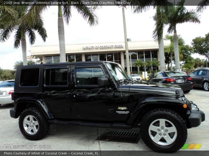 Black / Dark Slate Gray/Med Slate Gray 2008 Jeep Wrangler Unlimited Sahara 4x4