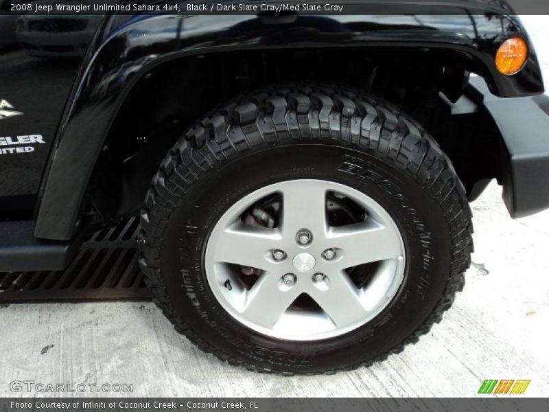 Black / Dark Slate Gray/Med Slate Gray 2008 Jeep Wrangler Unlimited Sahara 4x4
