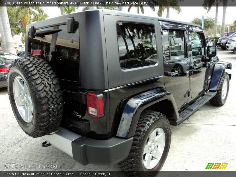 Black / Dark Slate Gray/Med Slate Gray 2008 Jeep Wrangler Unlimited Sahara 4x4