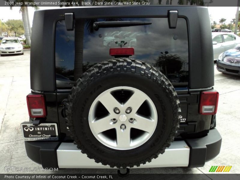 Black / Dark Slate Gray/Med Slate Gray 2008 Jeep Wrangler Unlimited Sahara 4x4