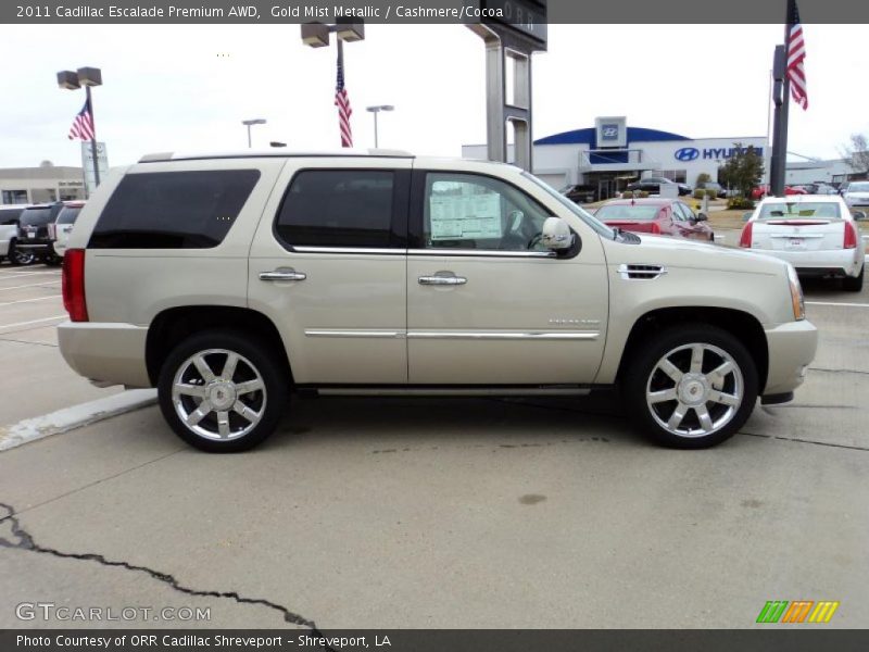  2011 Escalade Premium AWD Gold Mist Metallic