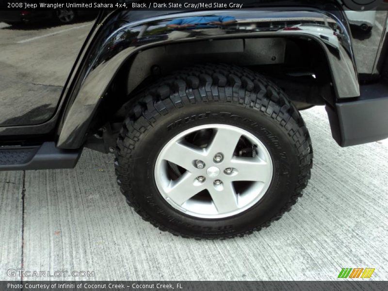 Black / Dark Slate Gray/Med Slate Gray 2008 Jeep Wrangler Unlimited Sahara 4x4