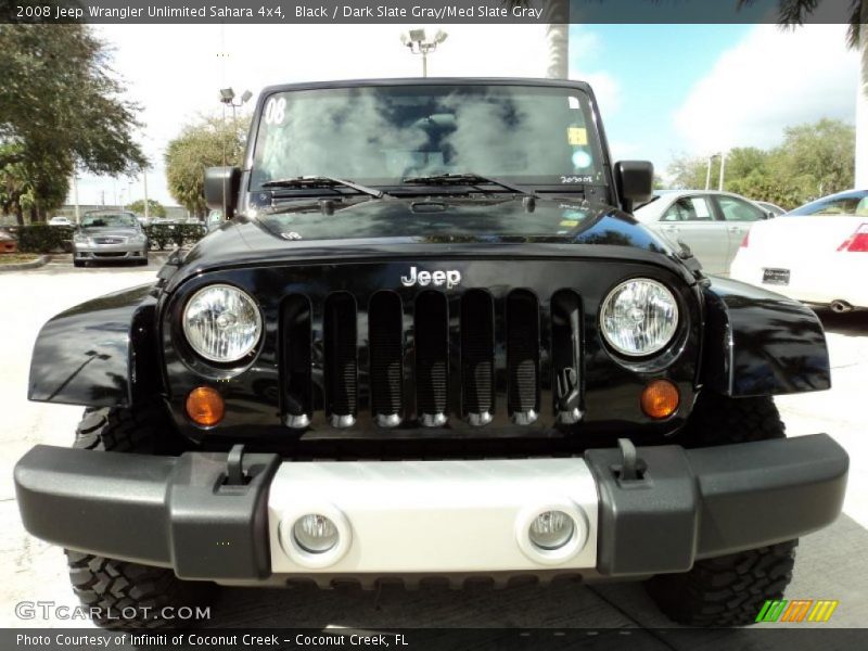 Black / Dark Slate Gray/Med Slate Gray 2008 Jeep Wrangler Unlimited Sahara 4x4