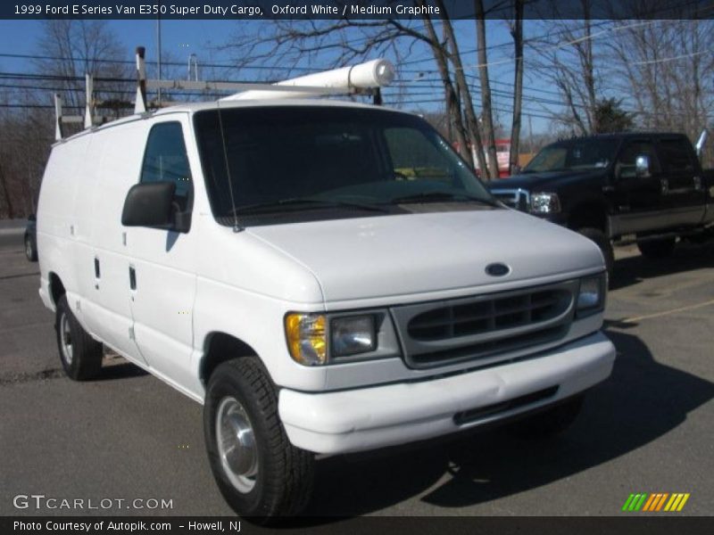 Oxford White / Medium Graphite 1999 Ford E Series Van E350 Super Duty Cargo