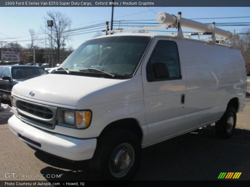 Oxford White / Medium Graphite 1999 Ford E Series Van E350 Super Duty Cargo
