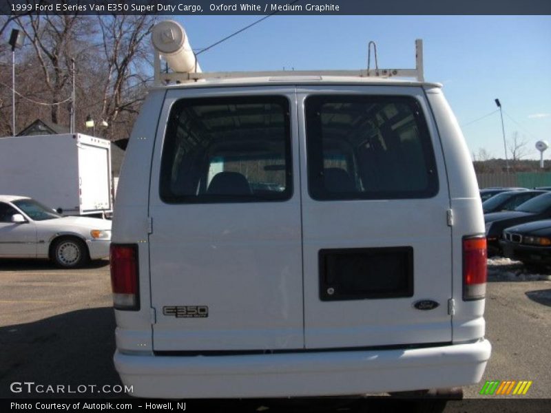 Oxford White / Medium Graphite 1999 Ford E Series Van E350 Super Duty Cargo