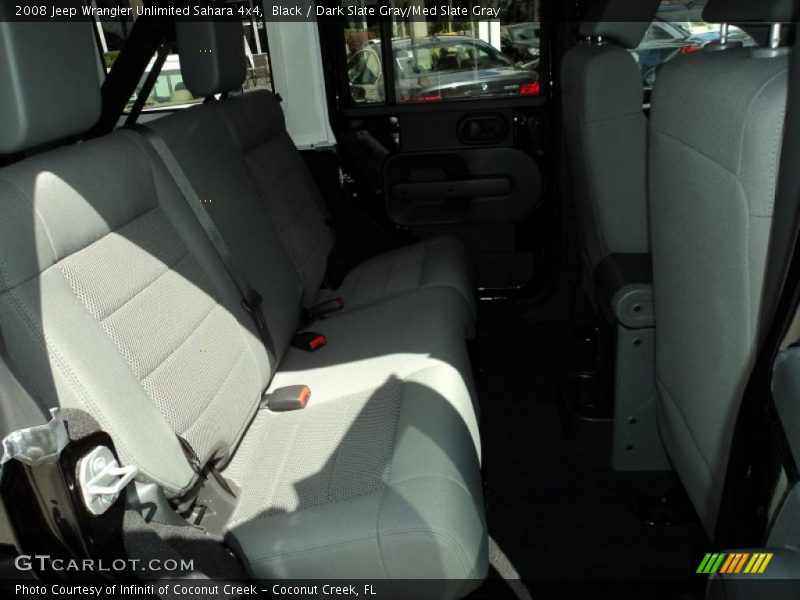 Black / Dark Slate Gray/Med Slate Gray 2008 Jeep Wrangler Unlimited Sahara 4x4