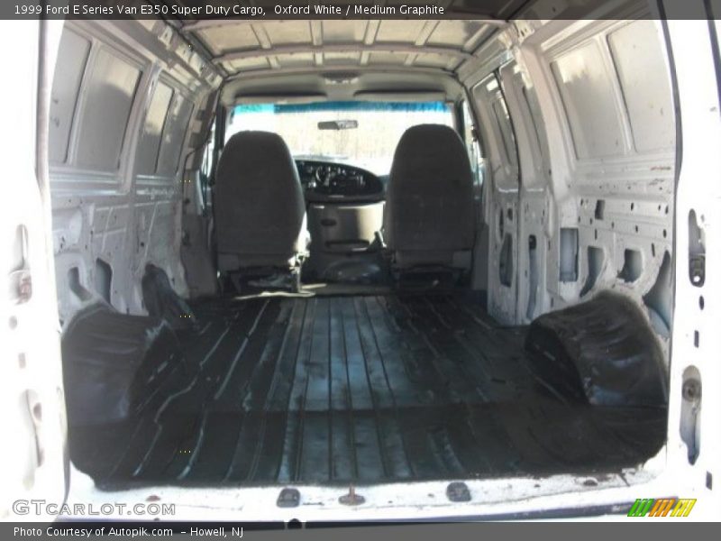 Oxford White / Medium Graphite 1999 Ford E Series Van E350 Super Duty Cargo