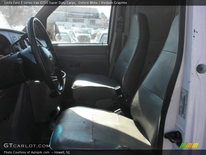 Oxford White / Medium Graphite 1999 Ford E Series Van E350 Super Duty Cargo
