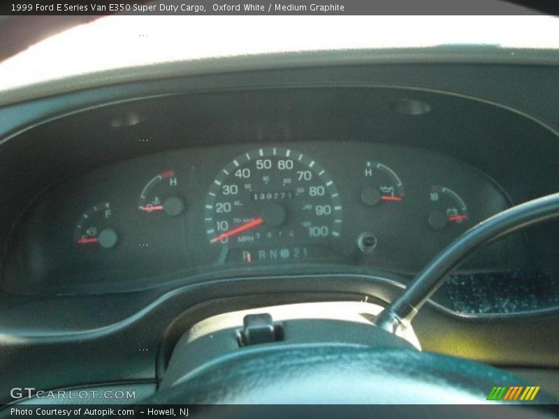 Oxford White / Medium Graphite 1999 Ford E Series Van E350 Super Duty Cargo