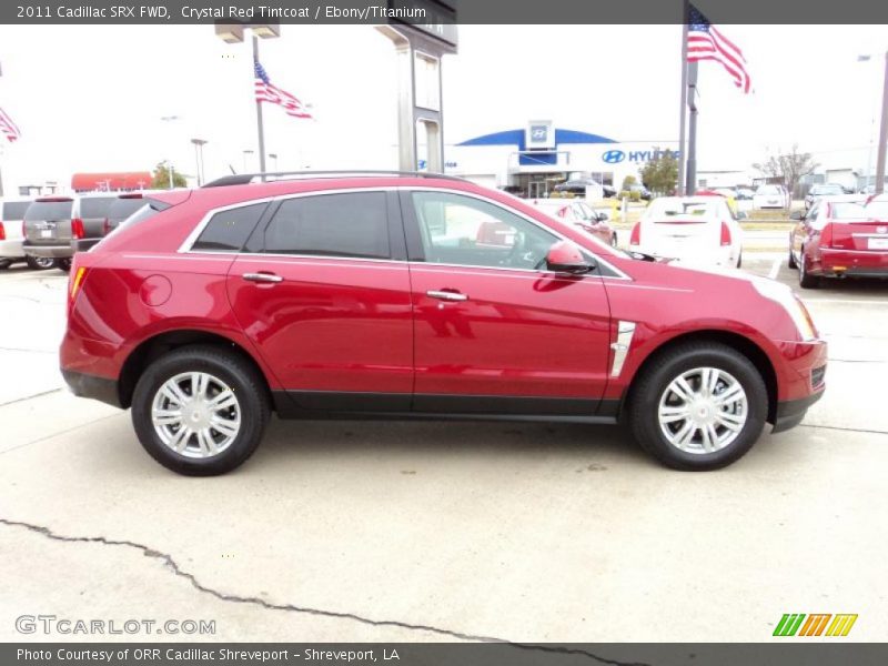 Crystal Red Tintcoat / Ebony/Titanium 2011 Cadillac SRX FWD