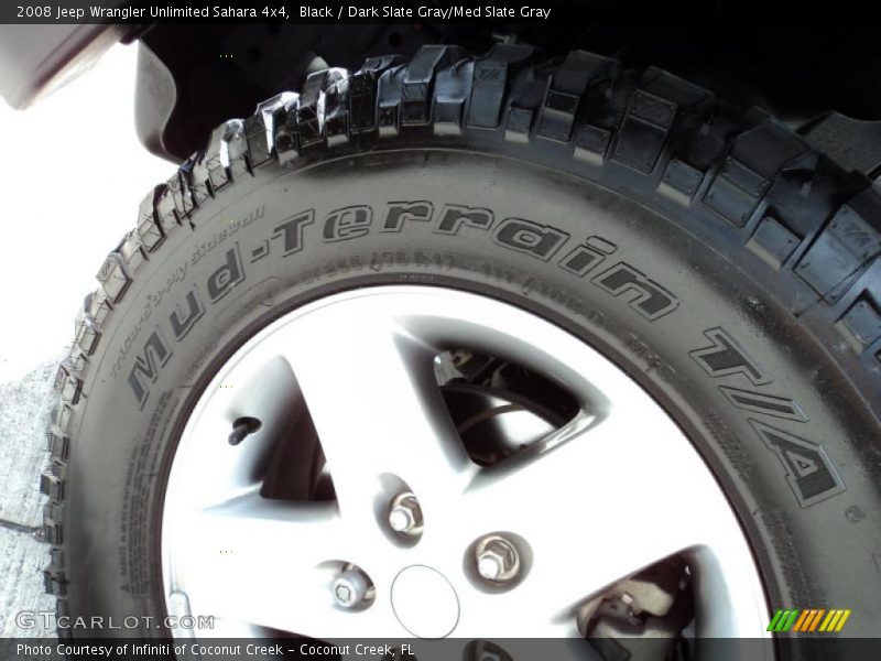 Black / Dark Slate Gray/Med Slate Gray 2008 Jeep Wrangler Unlimited Sahara 4x4