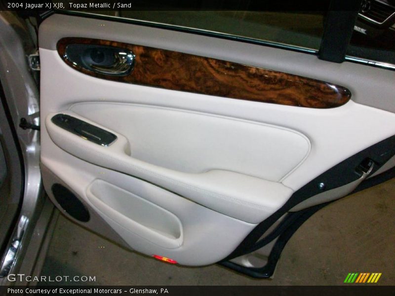 Topaz Metallic / Sand 2004 Jaguar XJ XJ8
