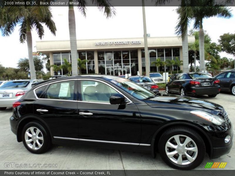 Black Obsidian / Wheat 2008 Infiniti EX 35